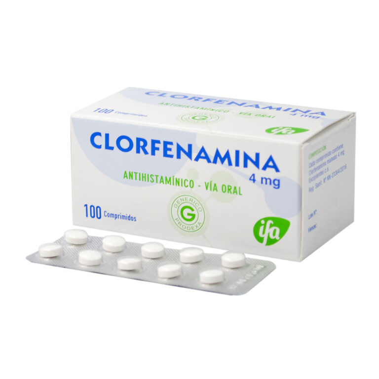 Clorfenamina 4 mg Laboratorios Ifa Clorfenamina 4 mg Laboratorios Ifa